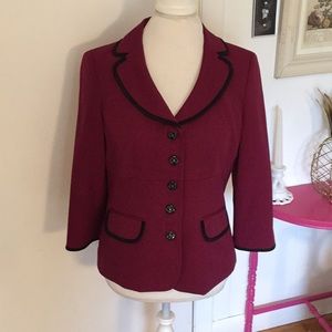 Beautiful Burgundy Nine West Suit Blazer 12